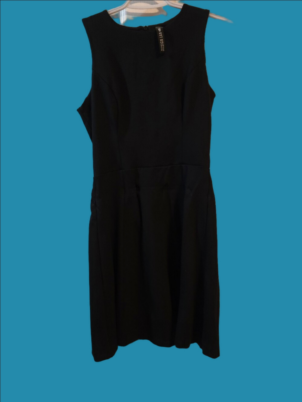 4/$67 Deal! Design Lab Black Sleeveless Midi Dress
